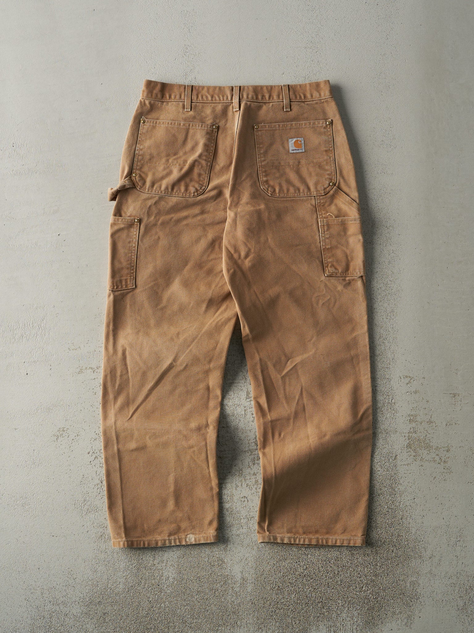 Vintage Y2K Camel Carhartt Double Knee Carpenter Pants (32.5x29.5)