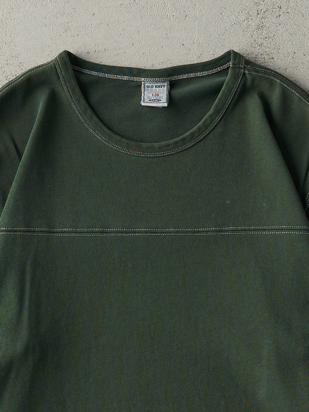 Vintage Y2K Green Old Navy Long Sleeve (M)