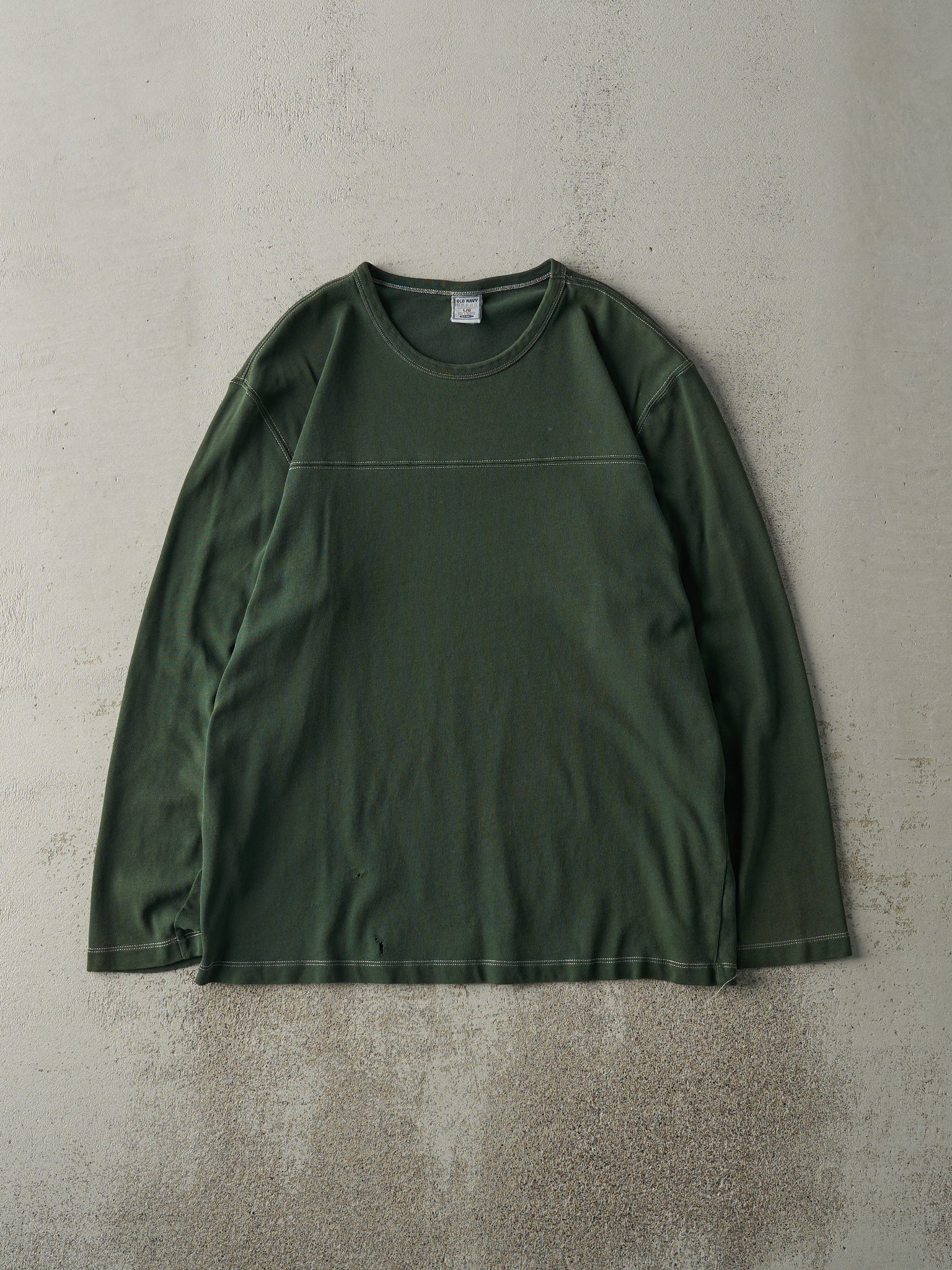 Vintage Y2K Green Old Navy Long Sleeve (M)