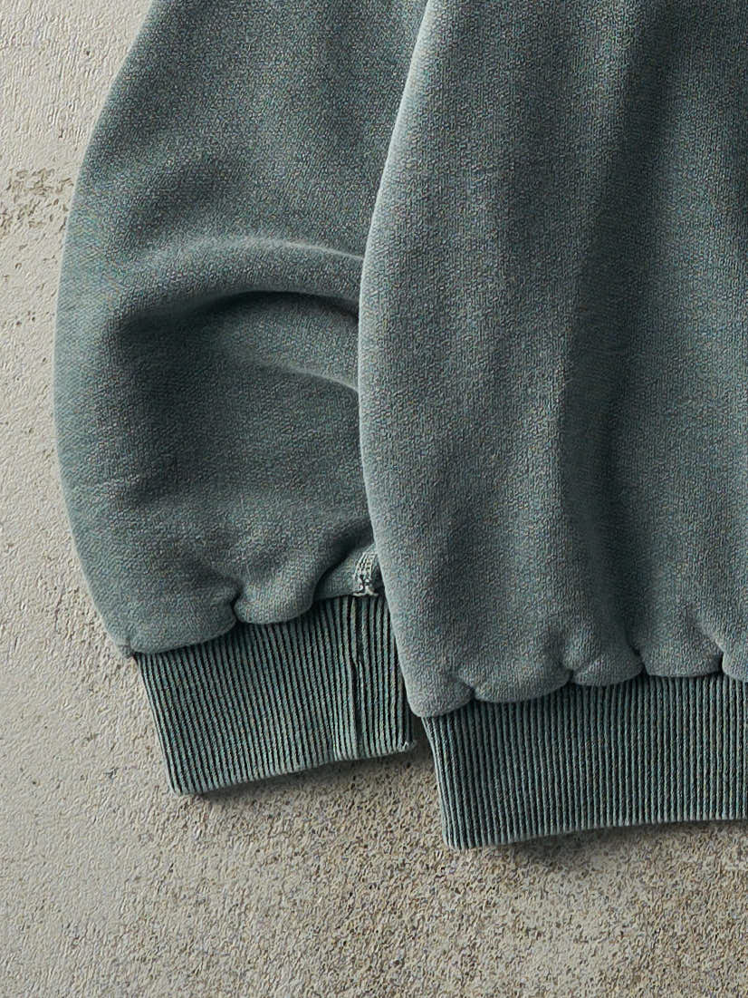 Vintage Y2K Washed Green Wind River Crewneck (L/XL)