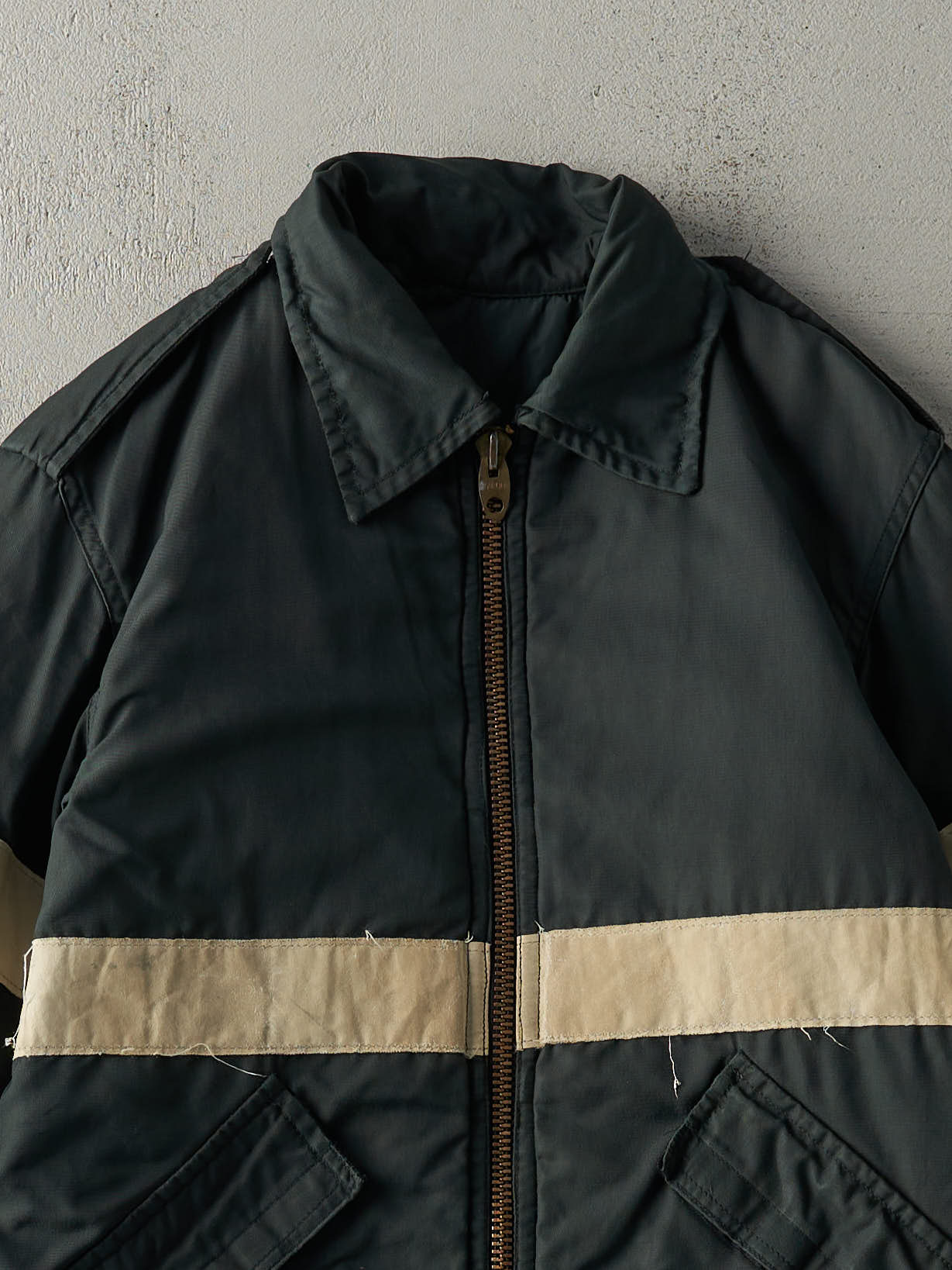 Vintage 70s Green Reflective Lined Workwear Jacket (XS/S)