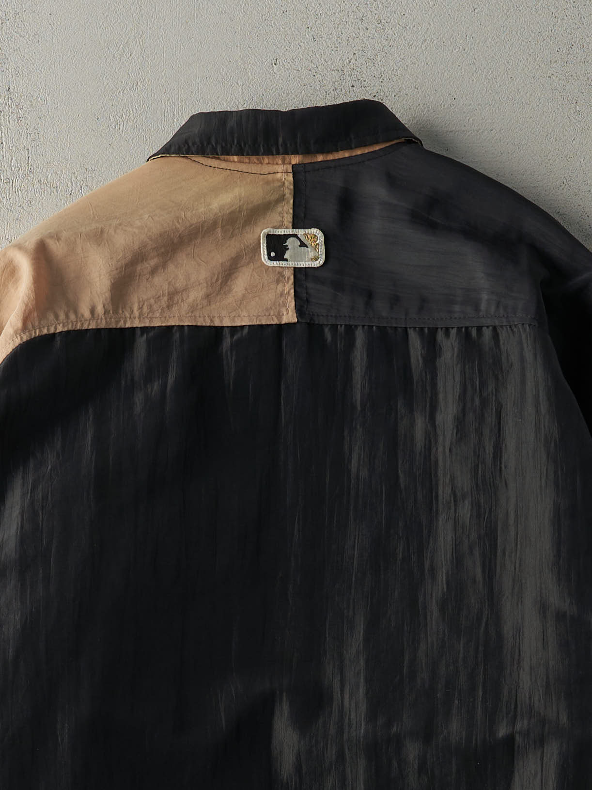 Vintage 90s Black & Beige MLB 125th Anniversary Jacket (L/XL)