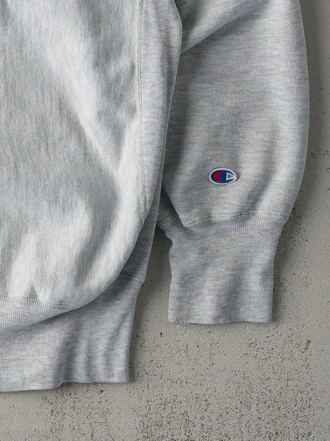 Vintage 90s Heather Grey Notre Dame Champions Reverse Weave Crewneck (M)