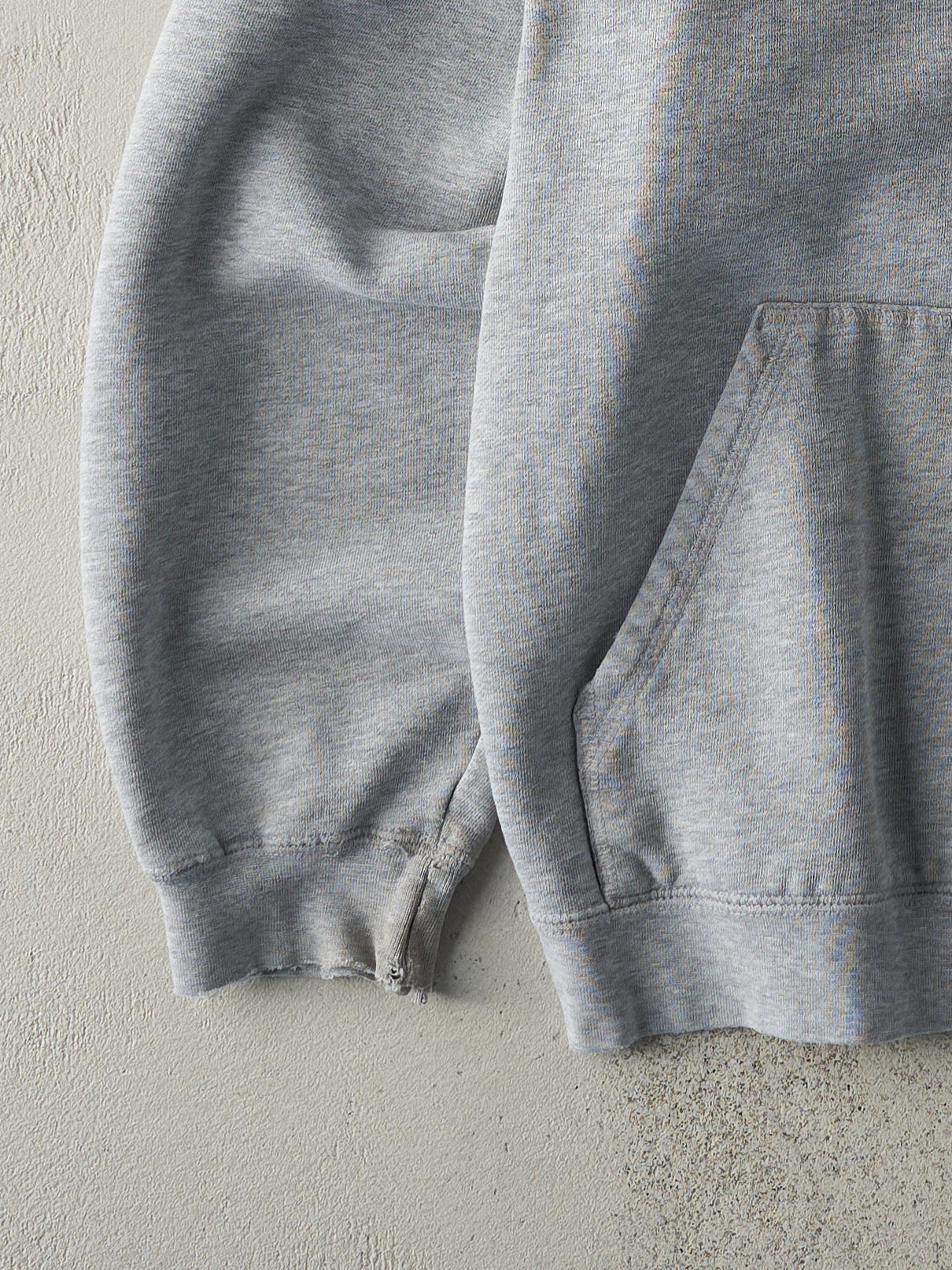 Vintage 90s Heather Grey Adidas Logo Hoodie (M)