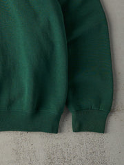 Vintage 90s Forest Green AC Water and Sewer Embroidered Logo Crewneck (L)