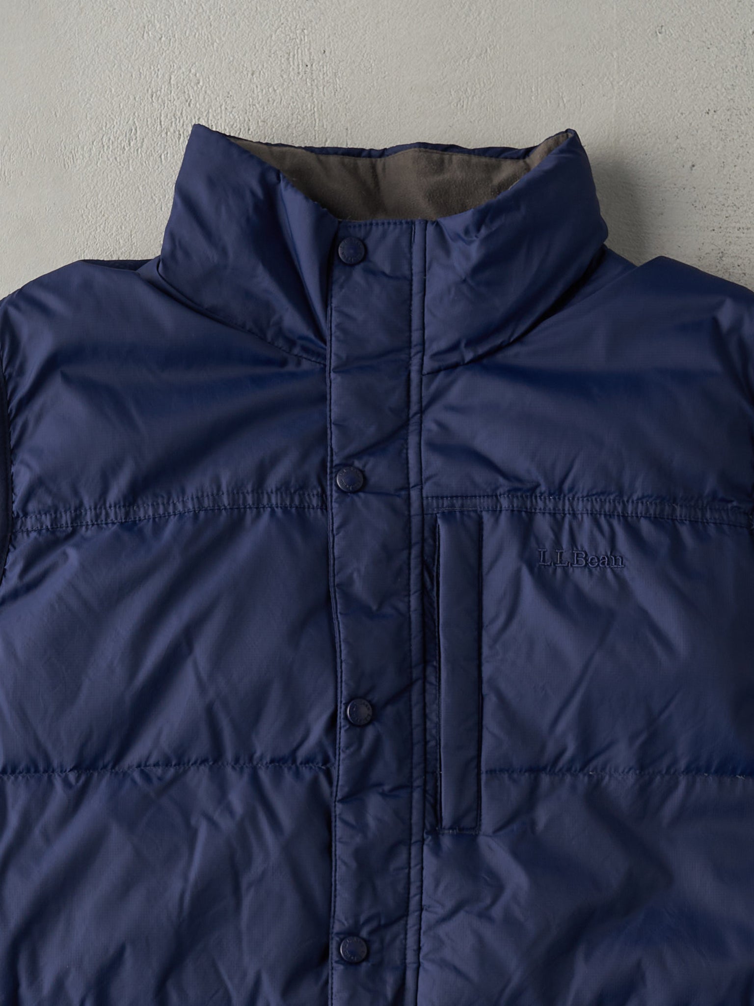 Vintage 90s Navy Blue LL Bean Puffer Vest (M/L)