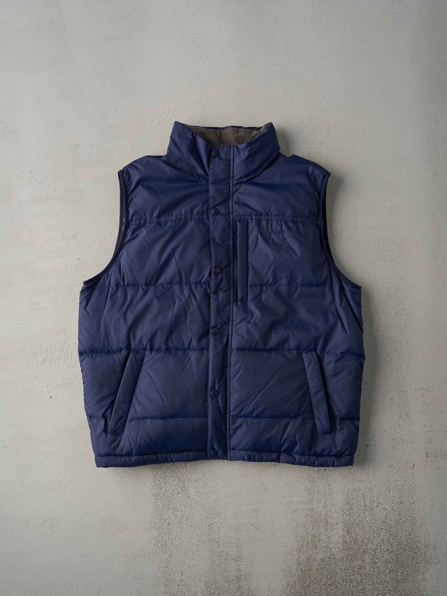 Vintage 90s Navy Blue LL Bean Puffer Vest (M/L)