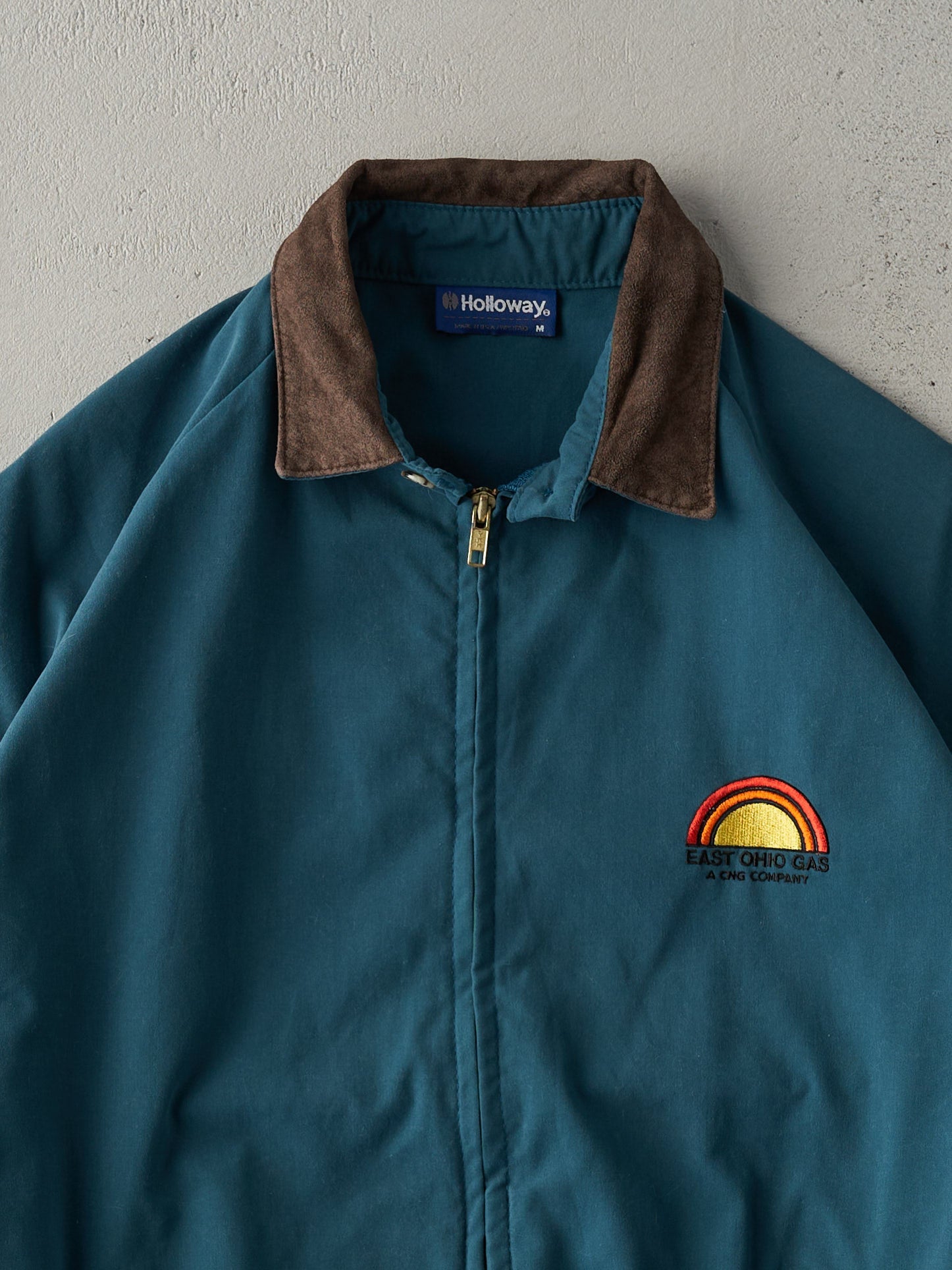 Vintage 80s Green East Ohio Gas Work Jacket (M)