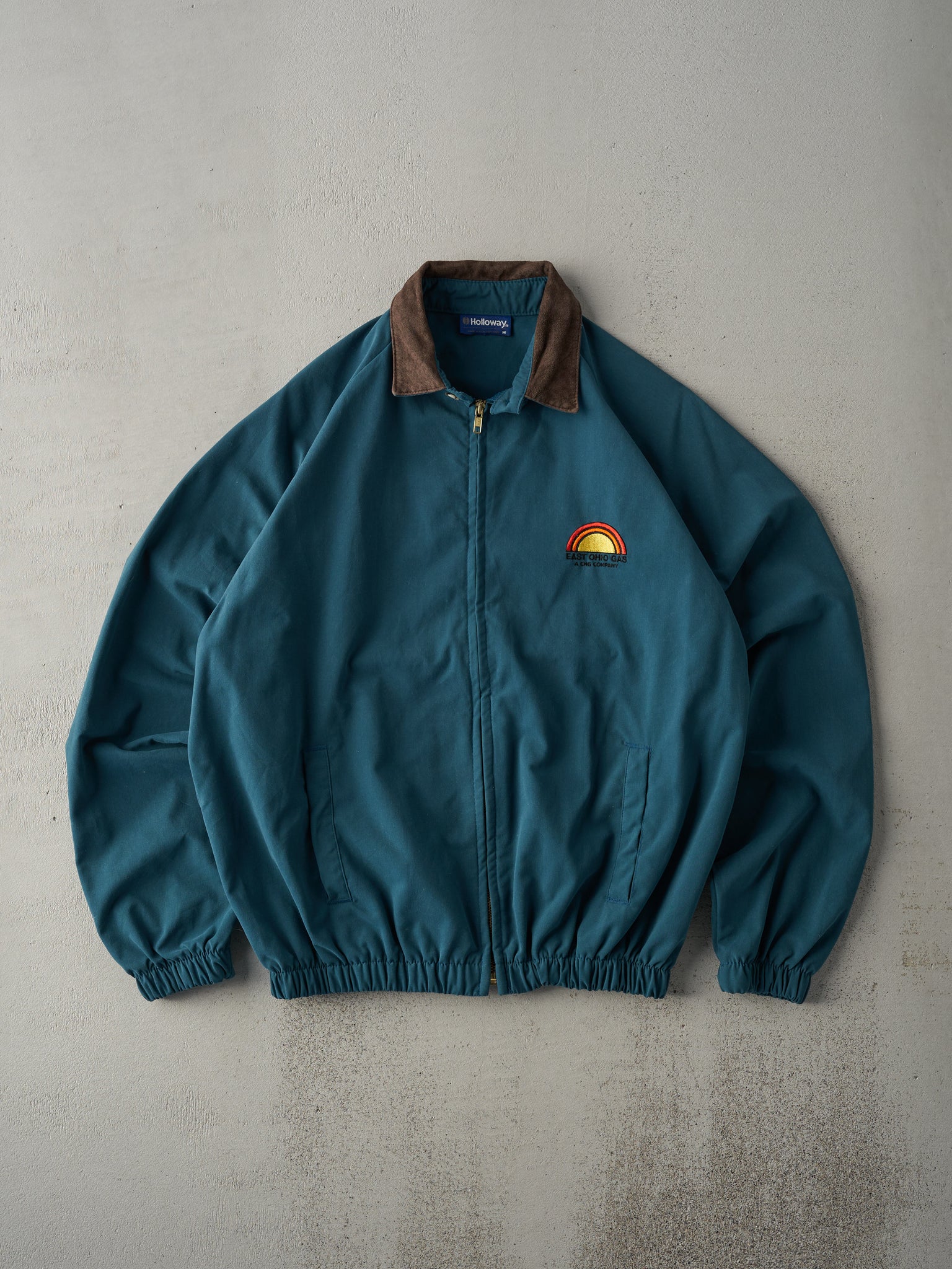 Vintage 80s Green East Ohio Gas Work Jacket (M)