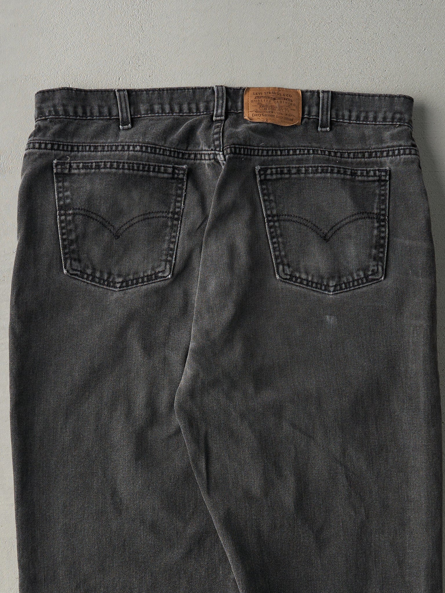 Vintage 90s Faded Black Levi's Pants (36x28.5)