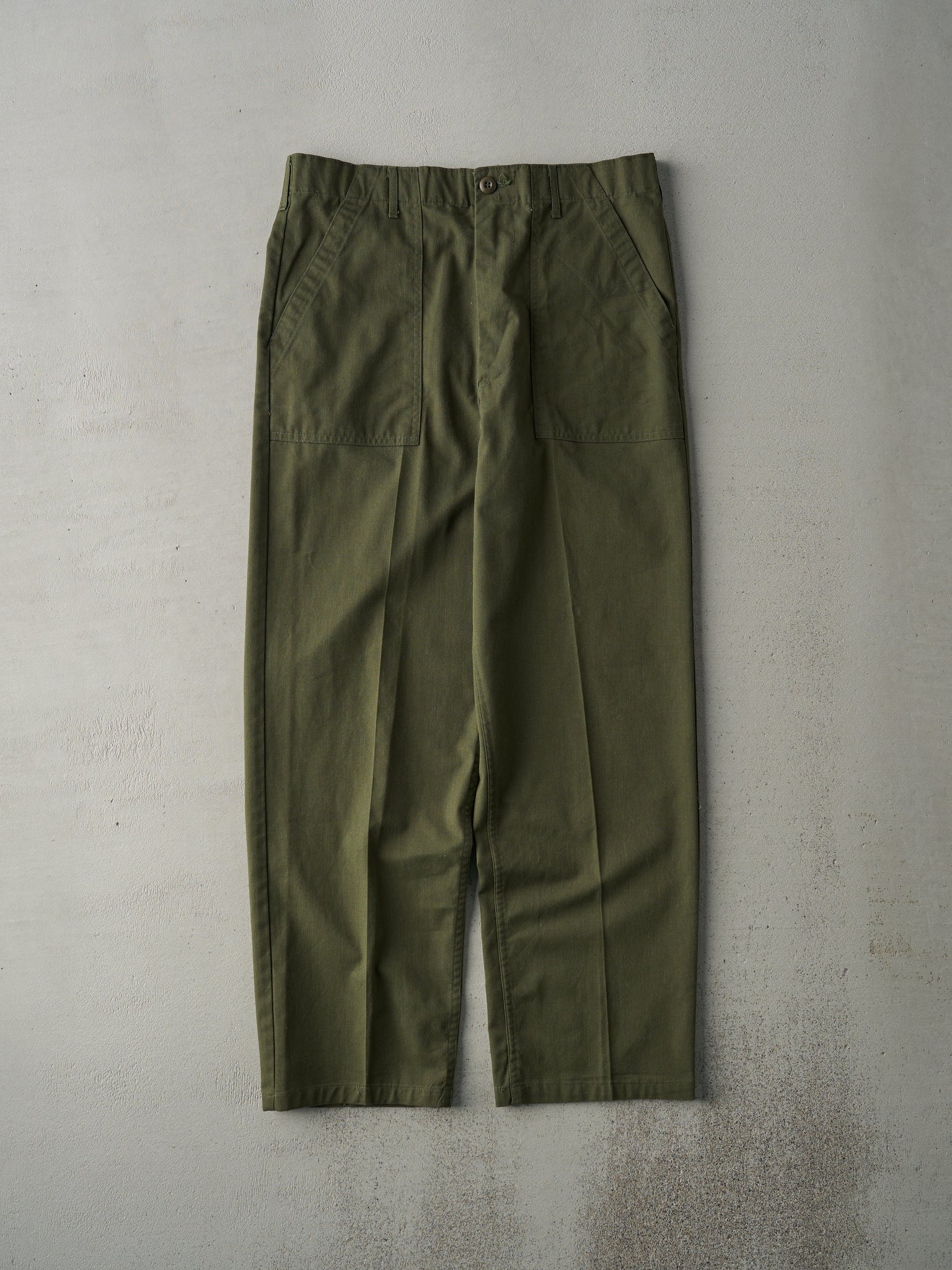 Vintage 80s Green OG 507 L-Pocket Army Pants (33x29)