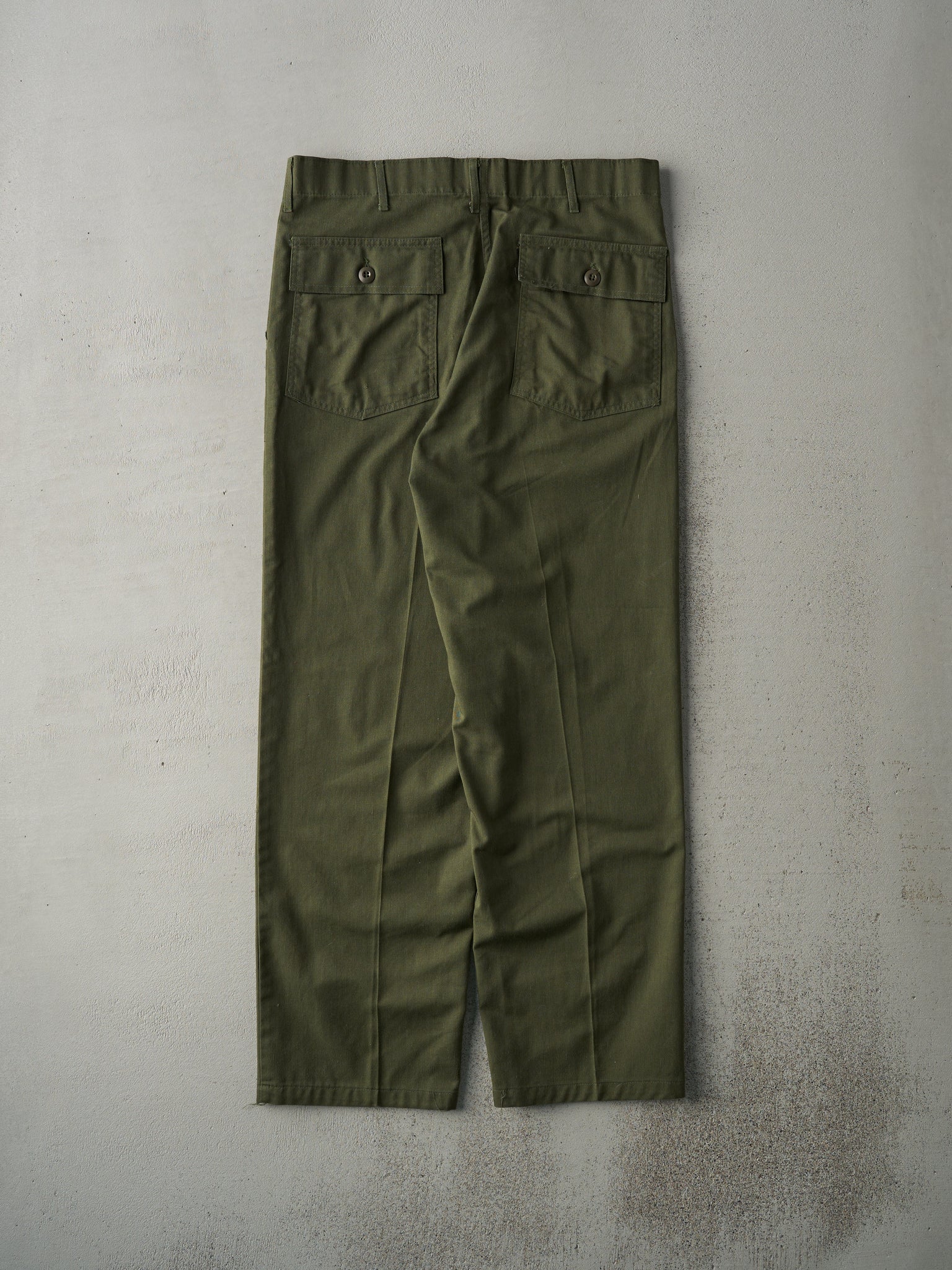 Vintage 80s Green OG 507 L-Pocket Army Pants (33x29)