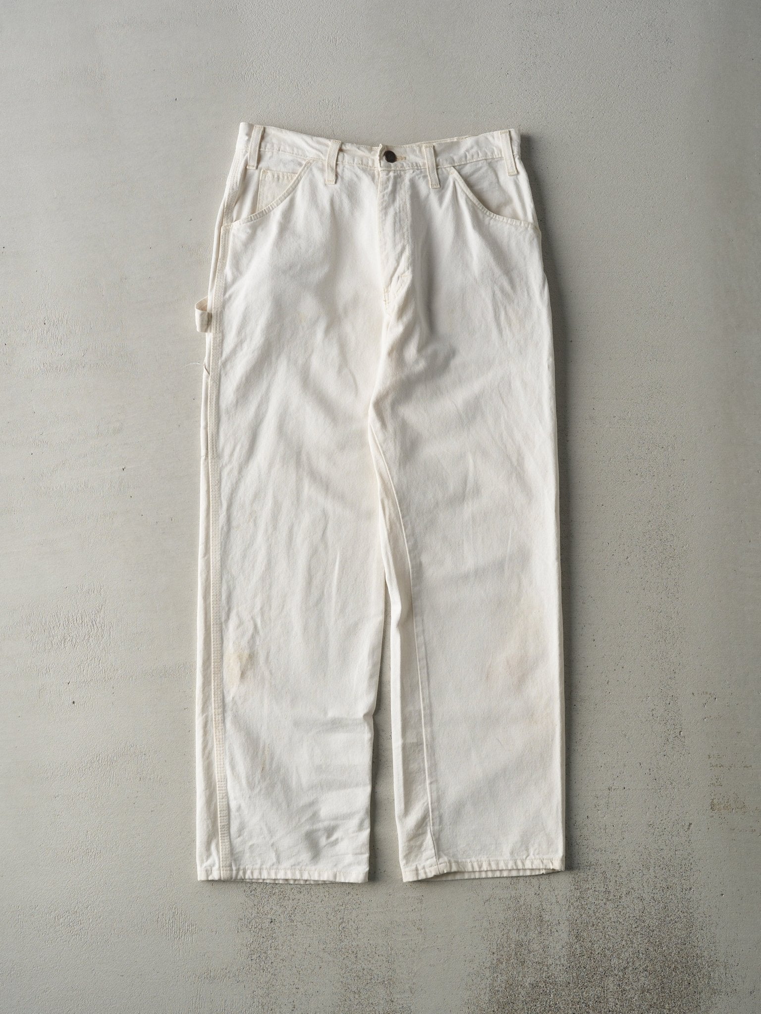 Vintage Y2K White Dickies Carpenter Pants (30x28)