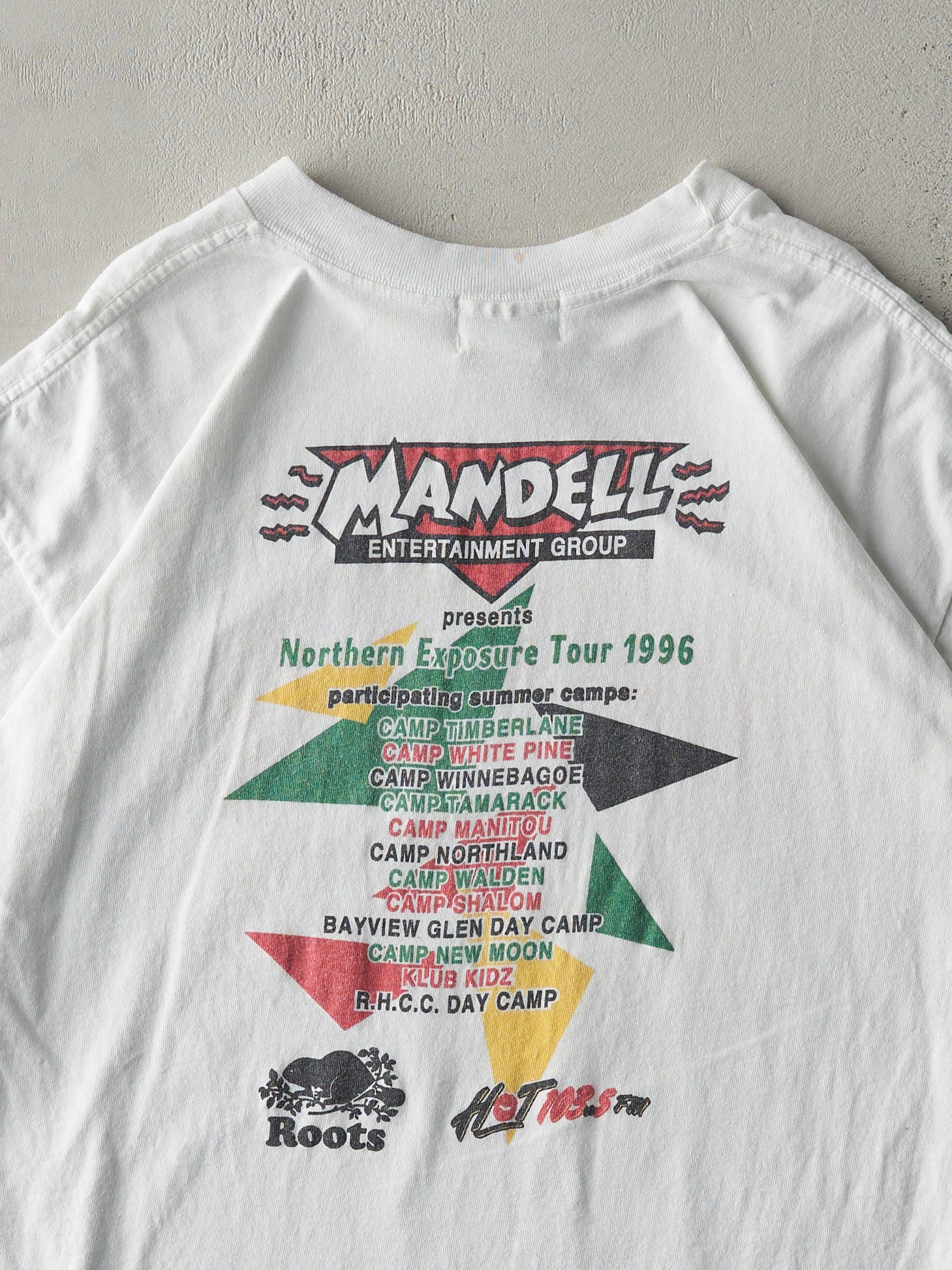 Vintage 96' White Roots Summer Tour Single Stitch Tee (M/L)