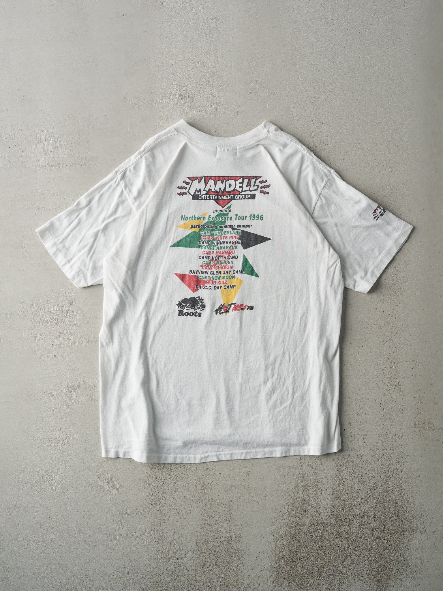 Vintage 96' White Roots Summer Tour Single Stitch Tee (M/L)