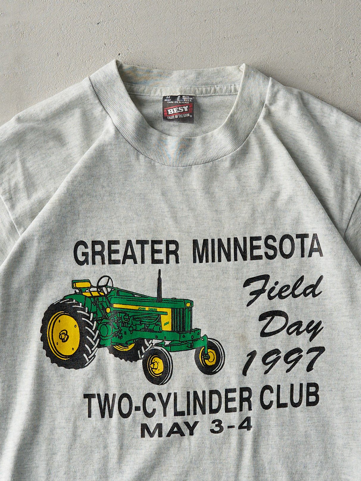 Vintage 97' Grey Minnesota Field Day Single Stitch Tee (S)