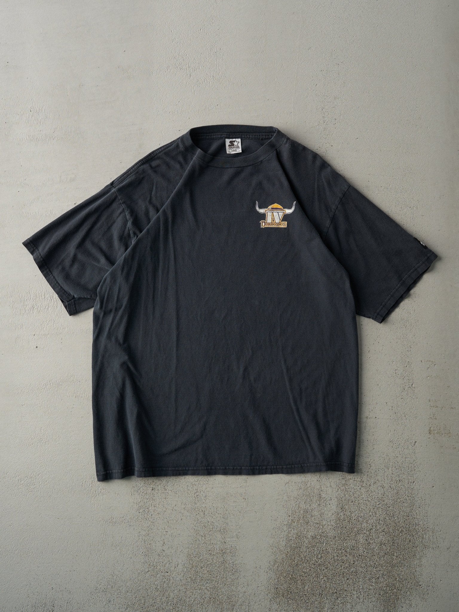 Vintage 98' Black The Four Horsemen Minnesota Vikings Tee (M/L)
