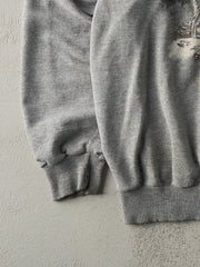 Vintage 90s Grey Wolf Scene Crewneck (L)