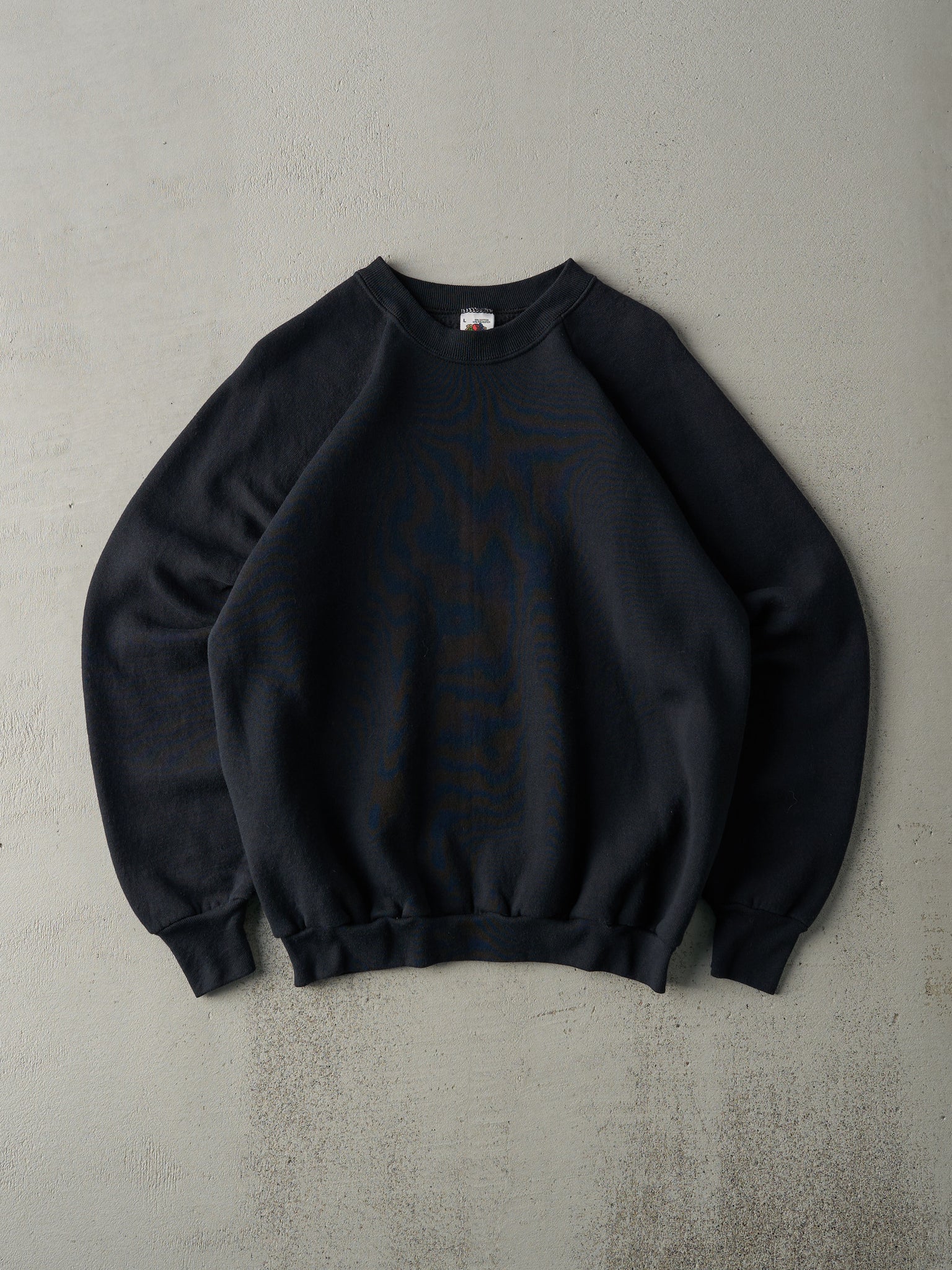 Vintage 80s Black Blank Crewneck (M)