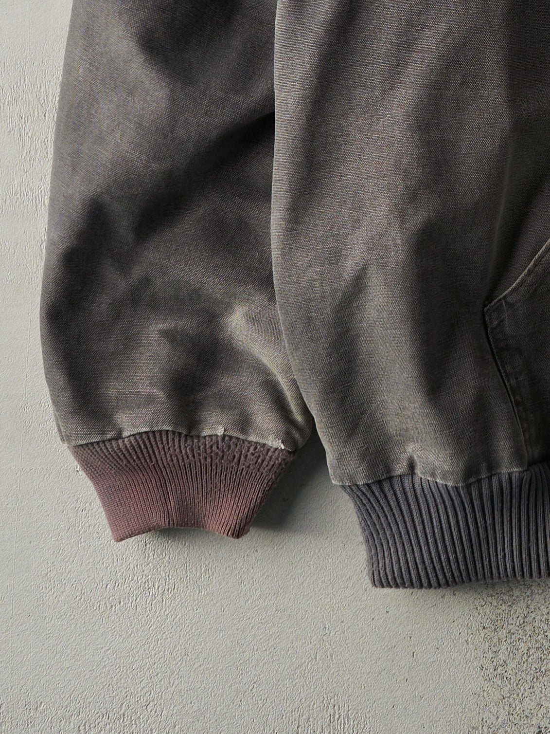 Vintage Y2K Grey Carhartt Hooded Workwear Jacket (XXL)