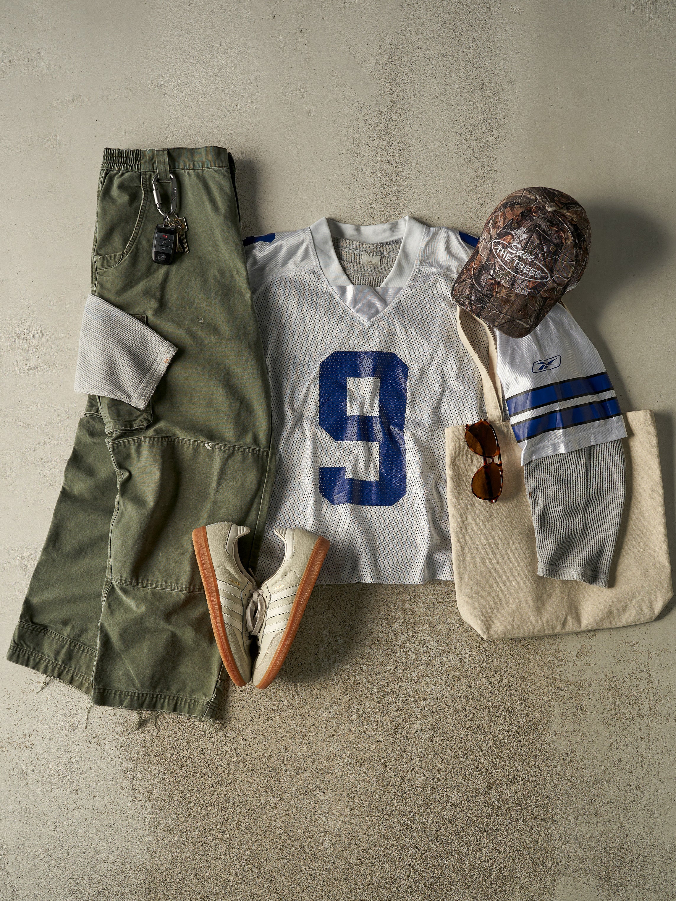 Vintage Y2K White Dallas Cowboys #9 Romo Cropped Football Jersey (XL/XXL)