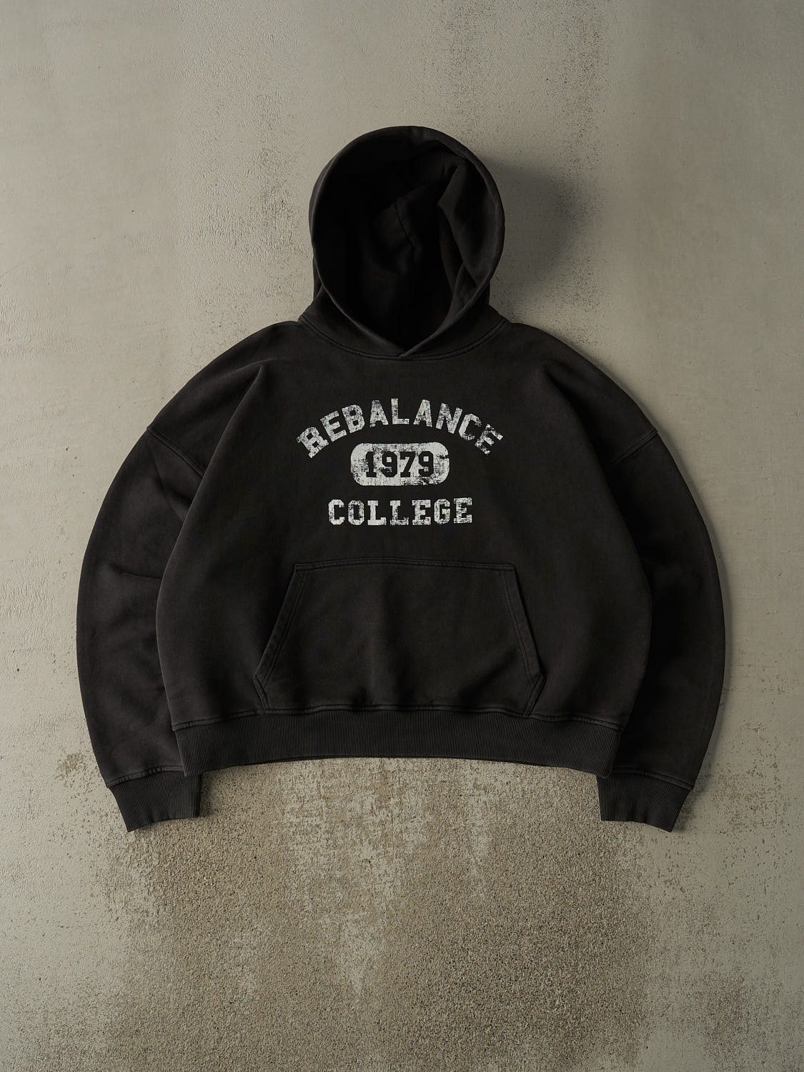 Homecoming College Hoodie - Jet Black