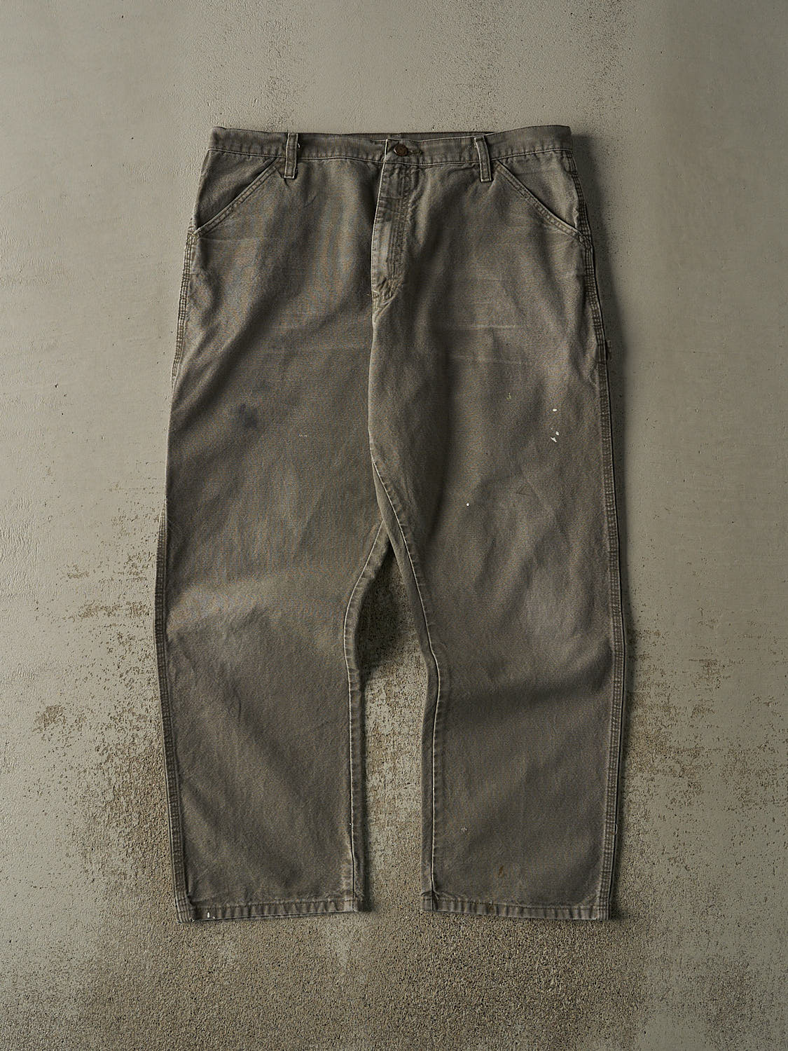 Vintage 90s Faded Green Rustler Carpenter Pants (38x30)