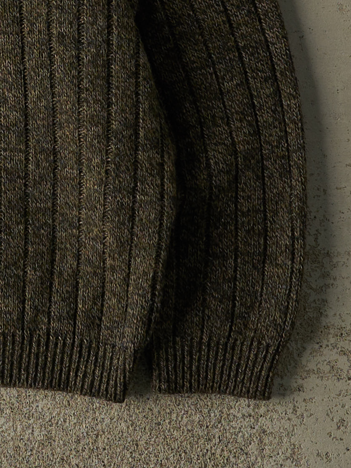 Vintage 90s Green & Navy Striped Knit (S/M)