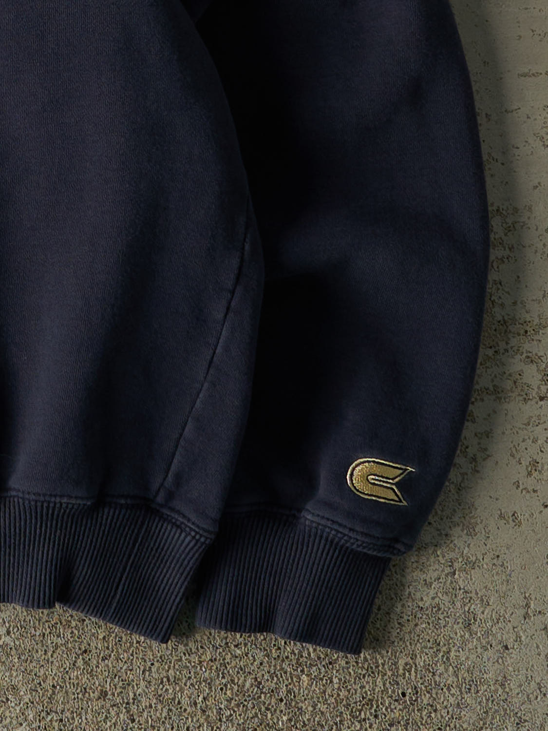 Vintage Y2K Navy Blue University of Pittsburgh Panthers Embroidered Crewneck (S/M)