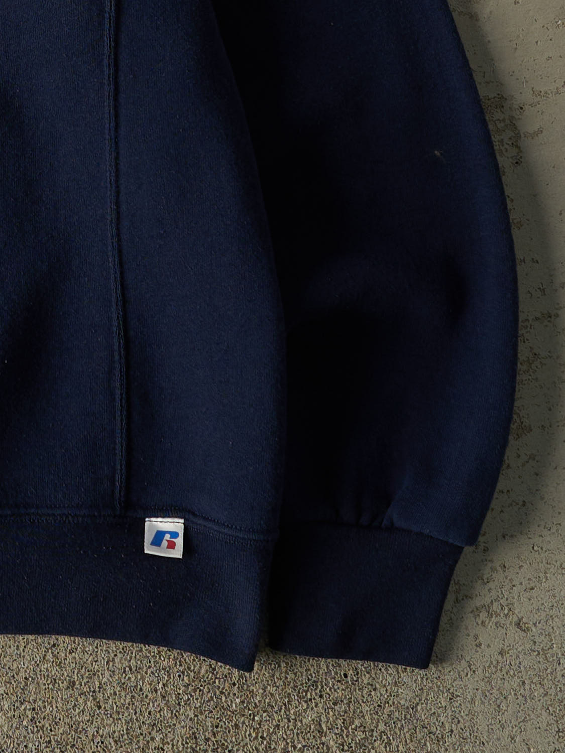 Vintage Y2K Navy Blue McDonalds Russell Athletic Embroidered Crewneck (M/L)