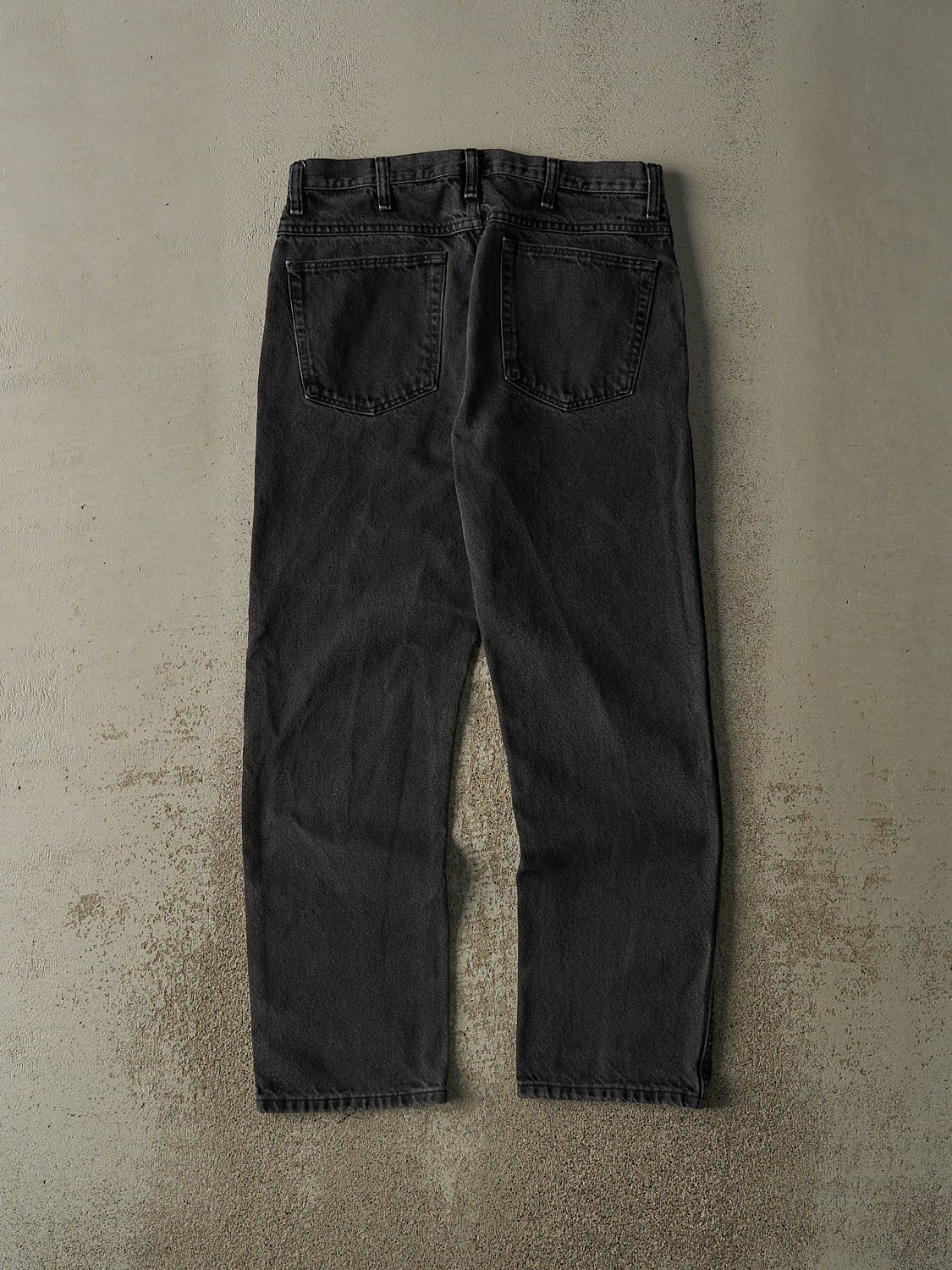 Vintage 90s Faded Black Denim Pants (32x29.5)