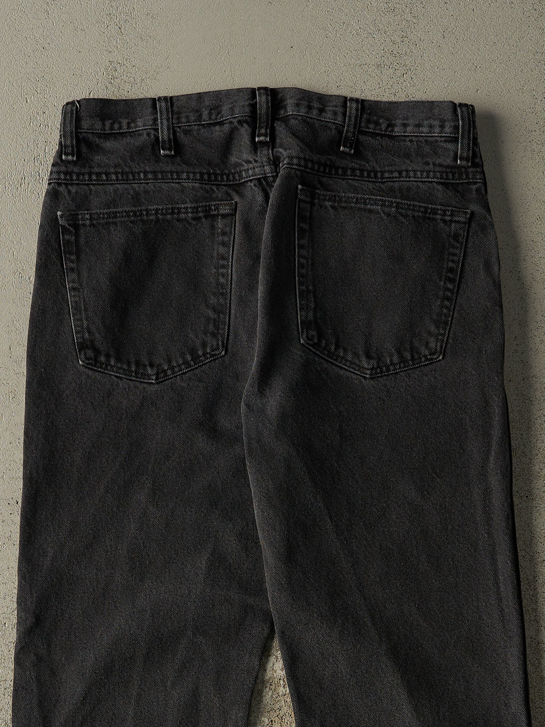 Vintage 90s Faded Black Denim Pants (32x29.5)