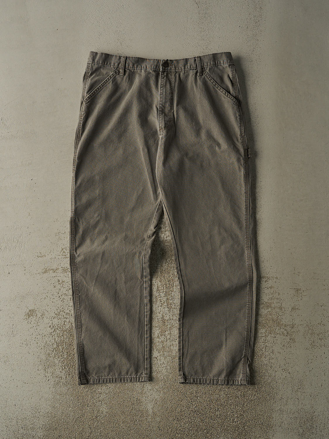 Vintage 90s Grey Rustler Carpenter Pants (36x31)