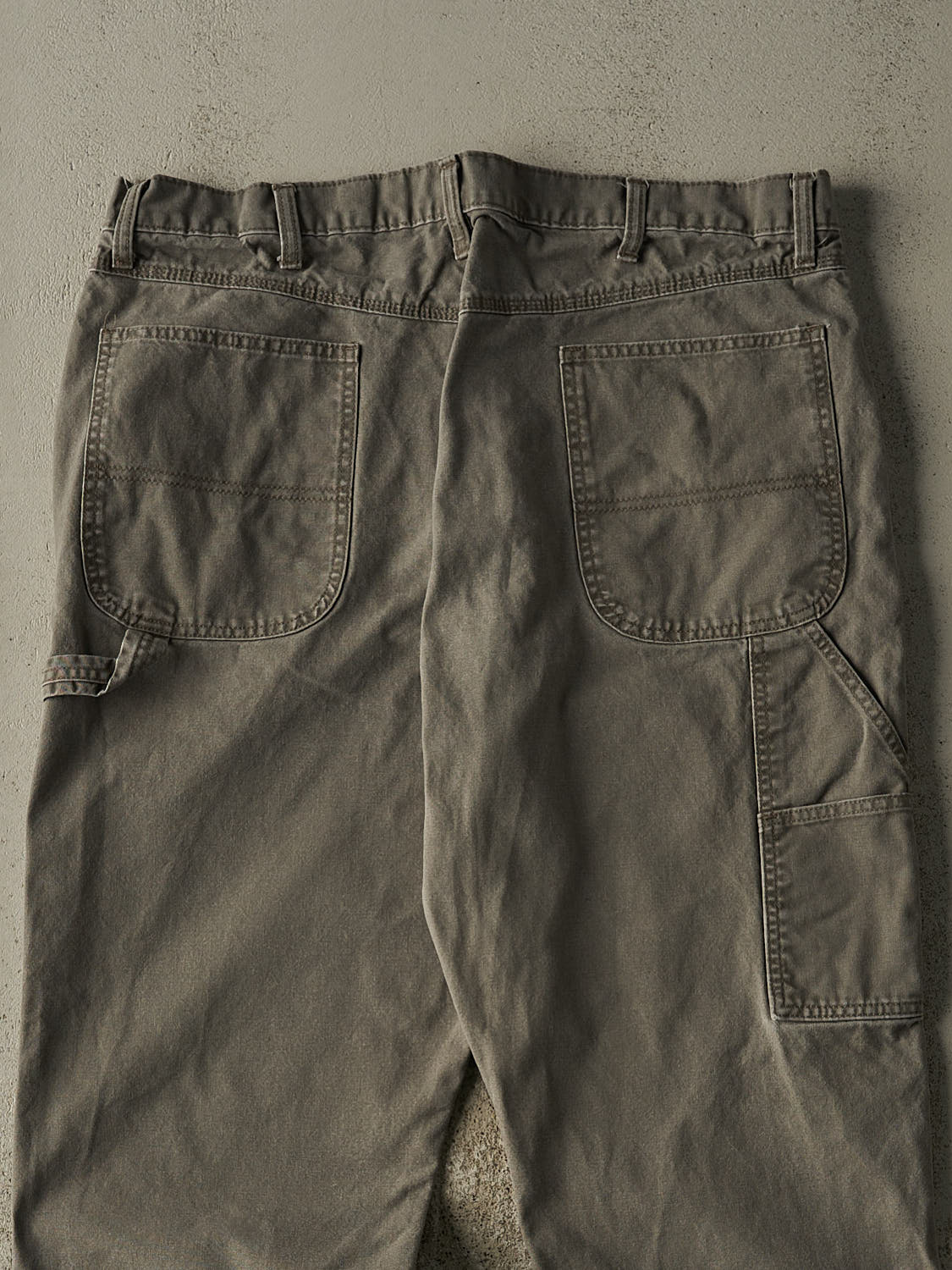Vintage 90s Grey Rustler Carpenter Pants (36x31)