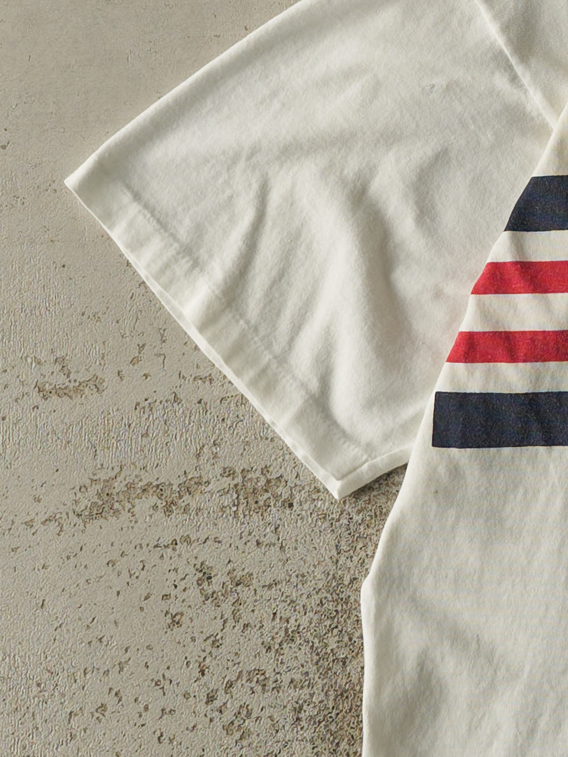 Vintage 80s White Fila Tennis Single Stitch Tee (M)