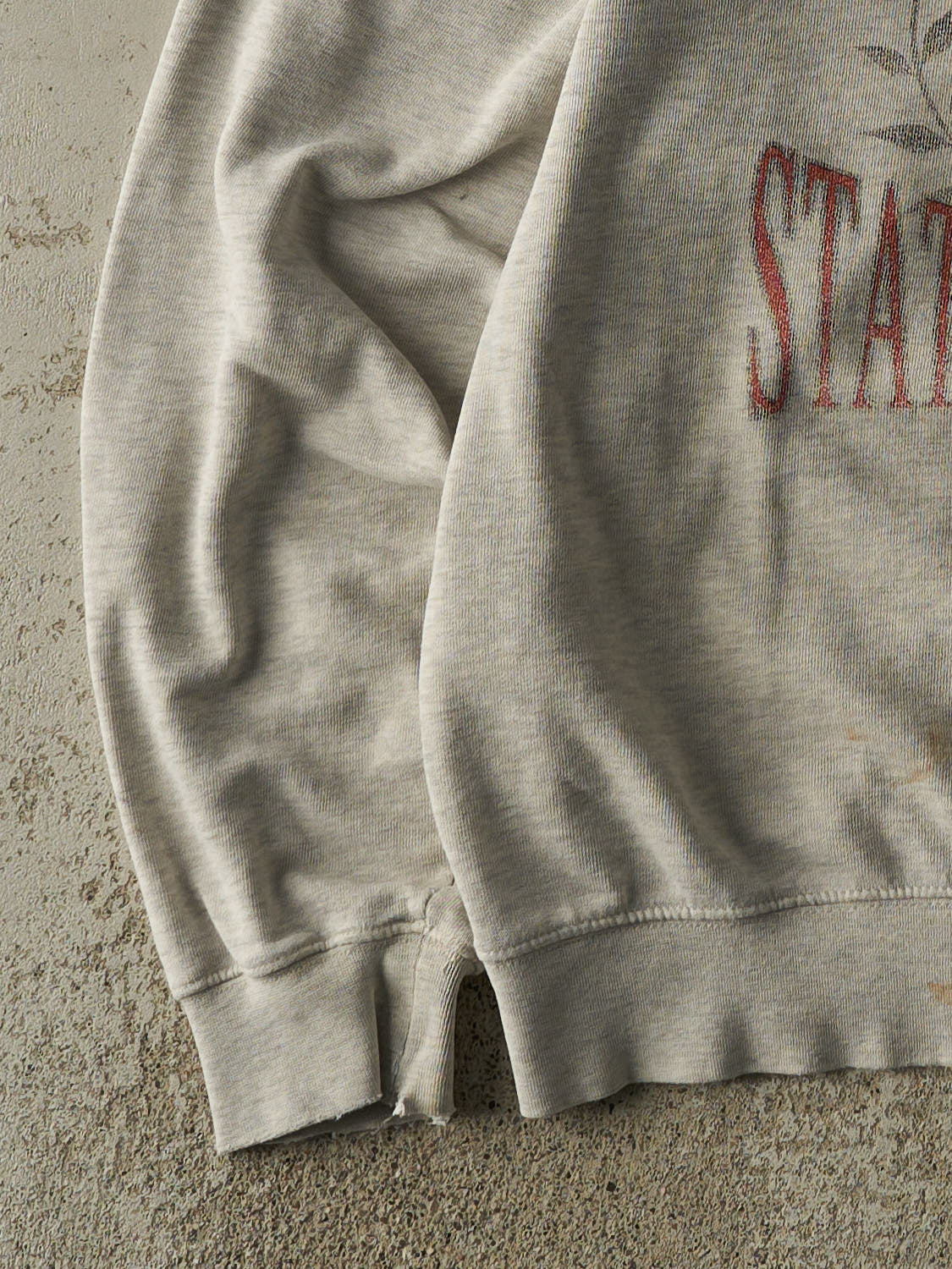 Vintage 90s Heather Grey Bowling Green State University Mom Crewneck (M/L)