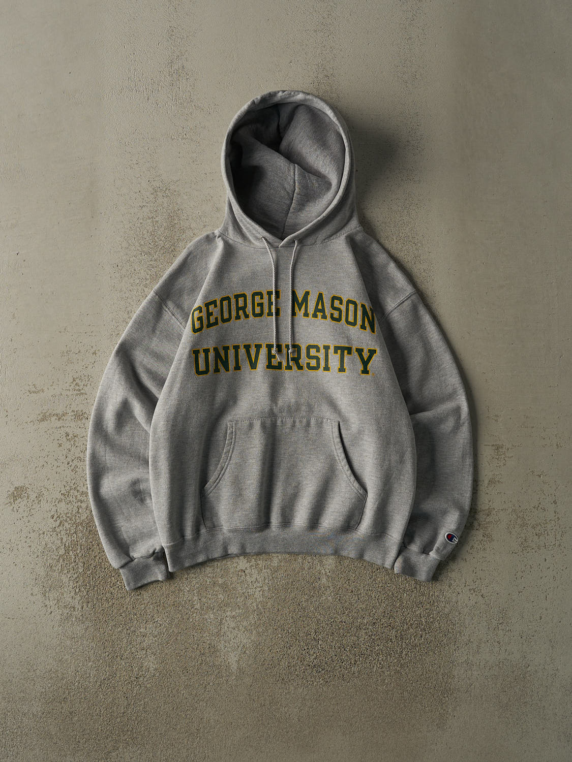 Vintage 90s Grey George Mason University Champion Hoodie (S)