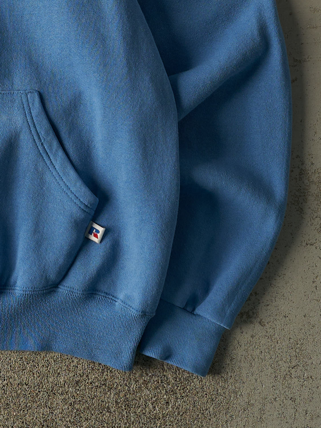 Vintage 90s Baby Blue Russell Athletic Hoodie (L/XL)