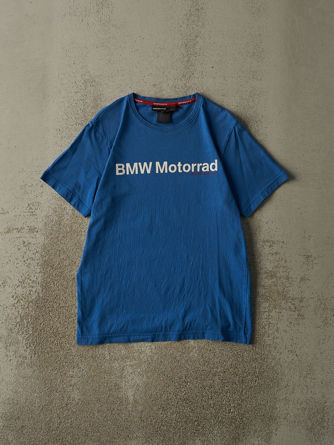 Vintage Y2K Blue BMW Motorrad Tee (S)