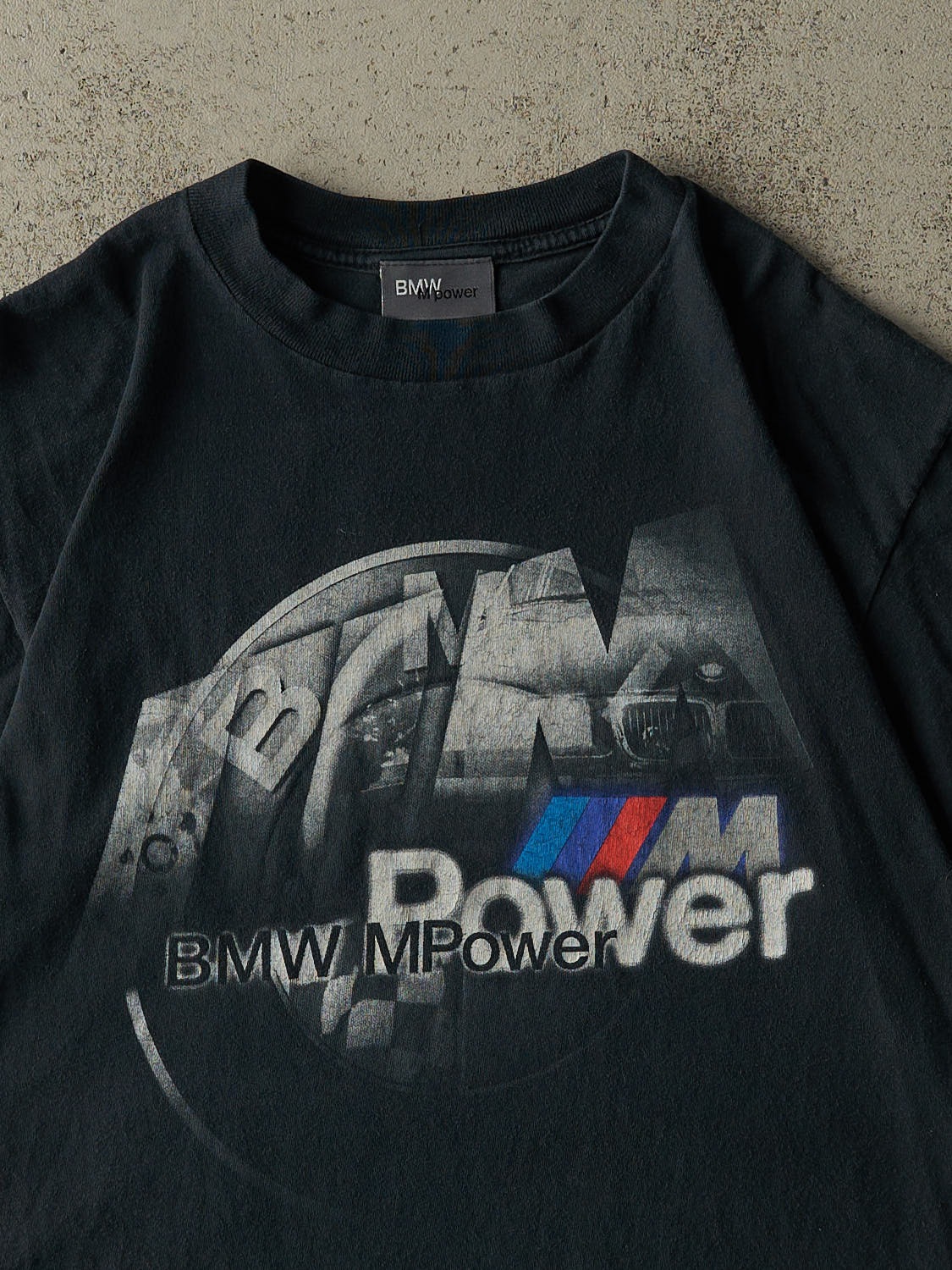 Vintage 90s Black BMW M Power Tee (L)