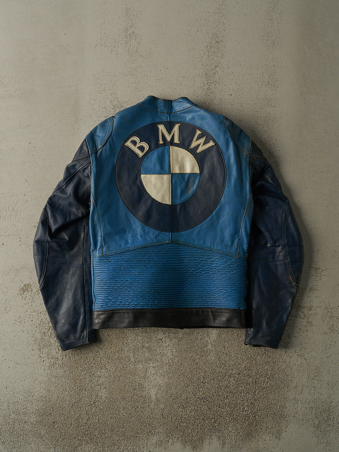 Vintage 80s RARE Blue & Navy BMW Racing Jacket (S/M)