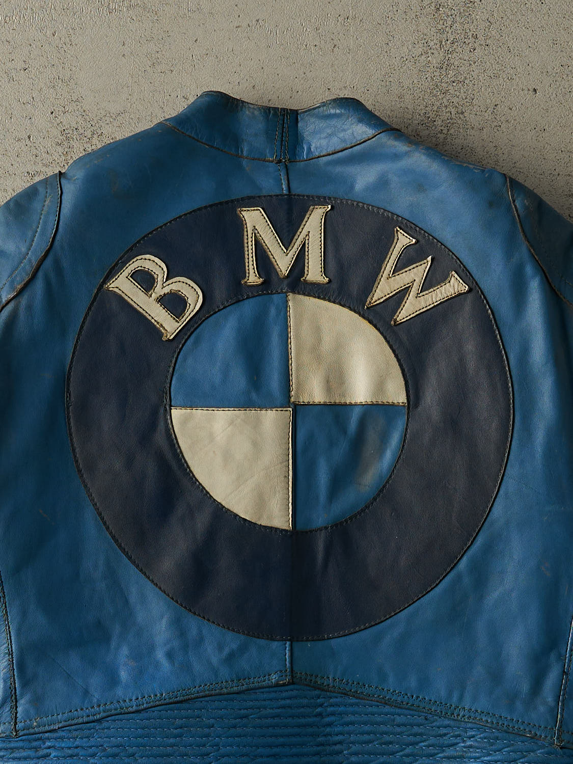Vintage 80s RARE Blue & Navy BMW Racing Jacket (S/M)