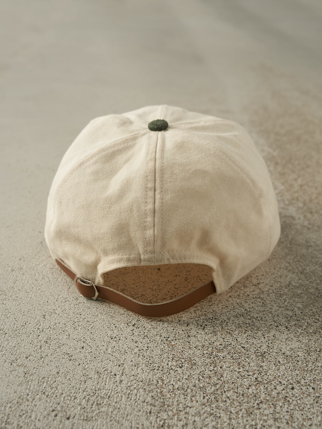 Vintage 90s Beige & Green Lexus Embroidered Leather Strapback