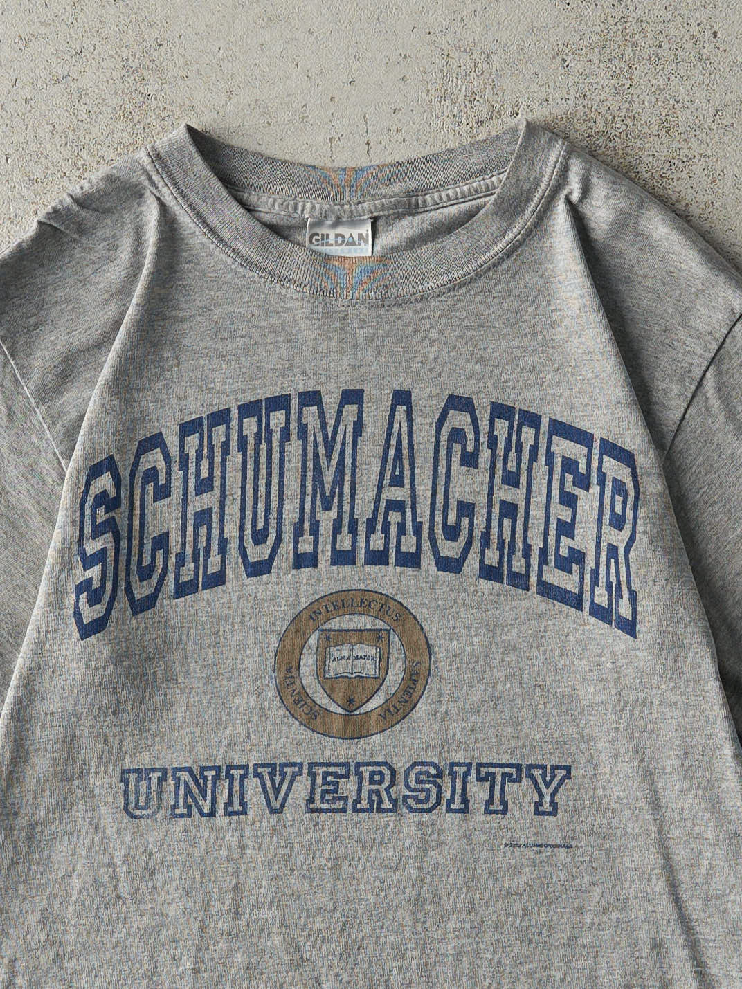 Vintage 02' Grey Schumacher University Tee (XS)