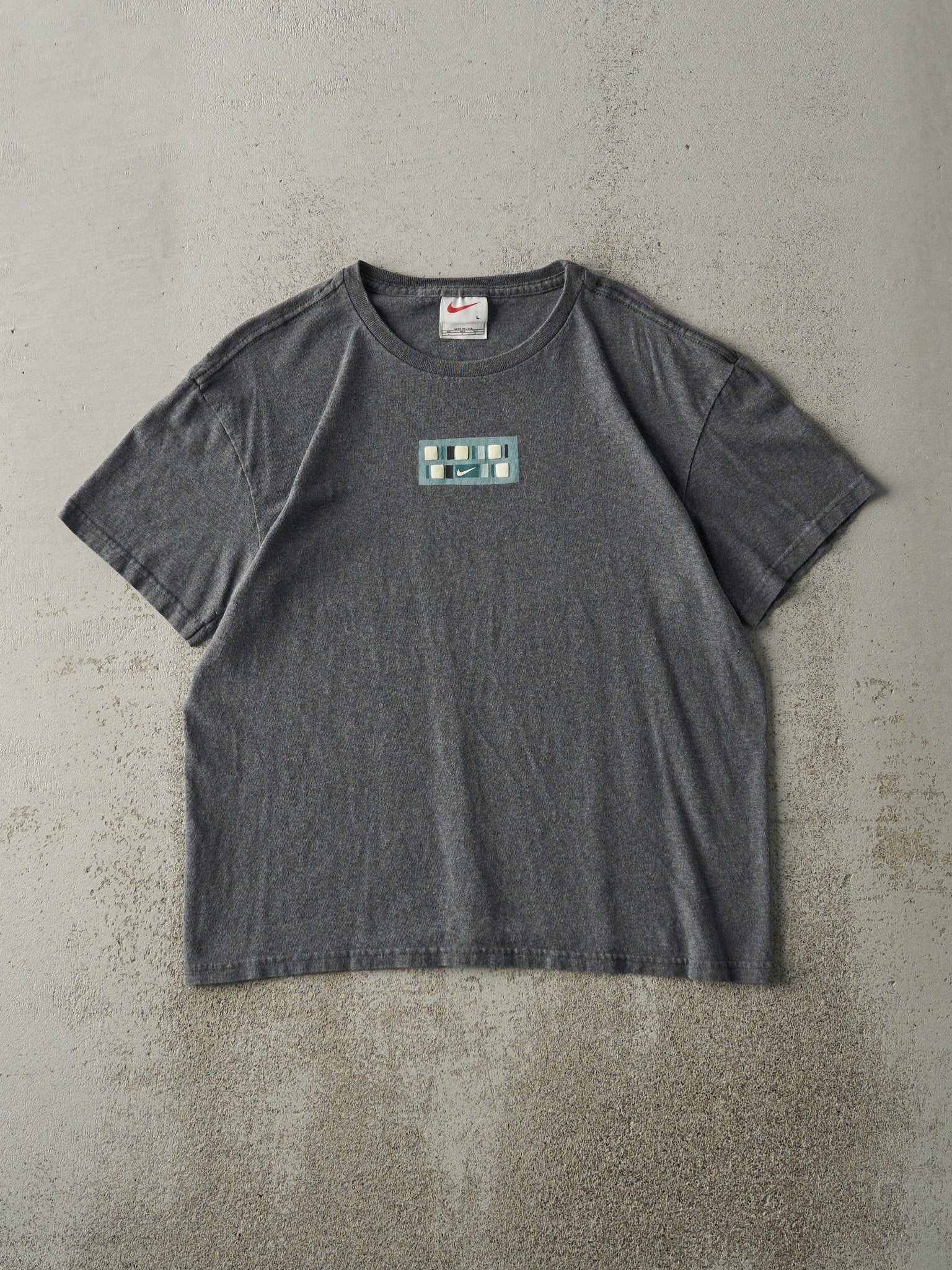 Vintage 90s Charcoal Grey Nike Tee (S/M)