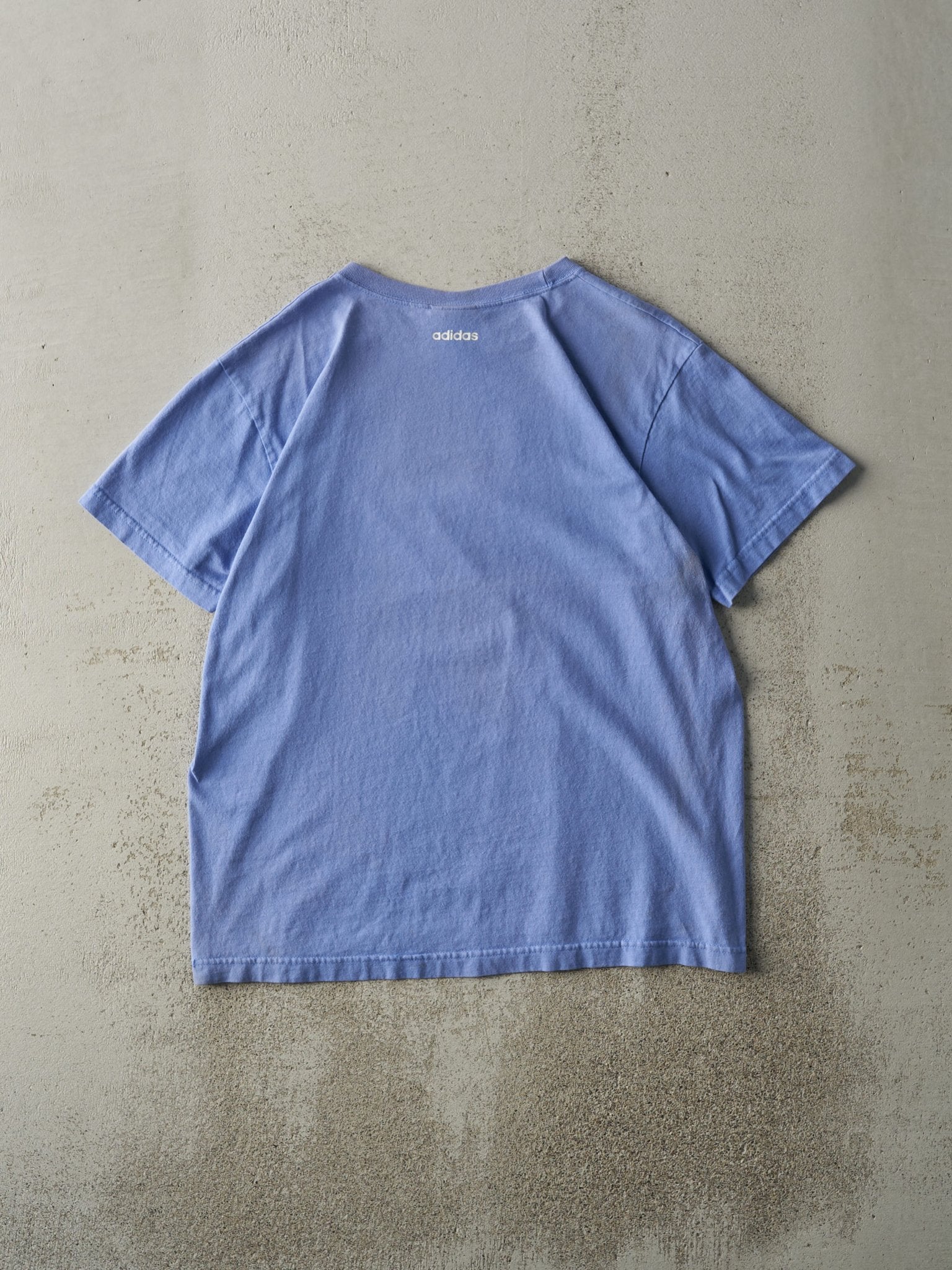Vintage Y2K Periwinkle Blue Adidas Tee (M)