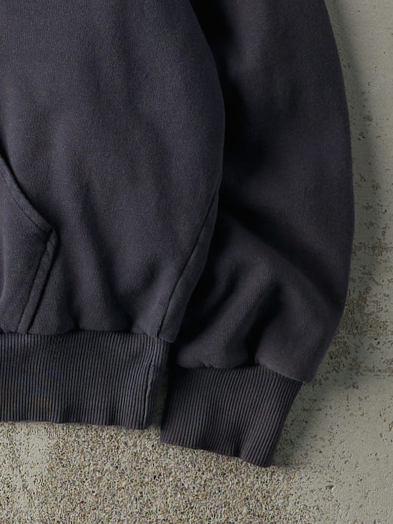 Vintage Y2K Navy Blue Dickies Thermal Lined Zip Up Boxy Hoodie (L)