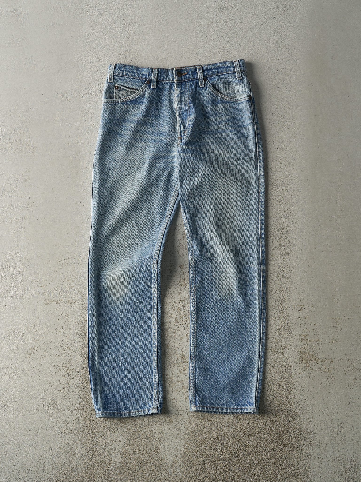 Vintage 80s Light Wash Levi's Leather Tab Jeans (30x29)