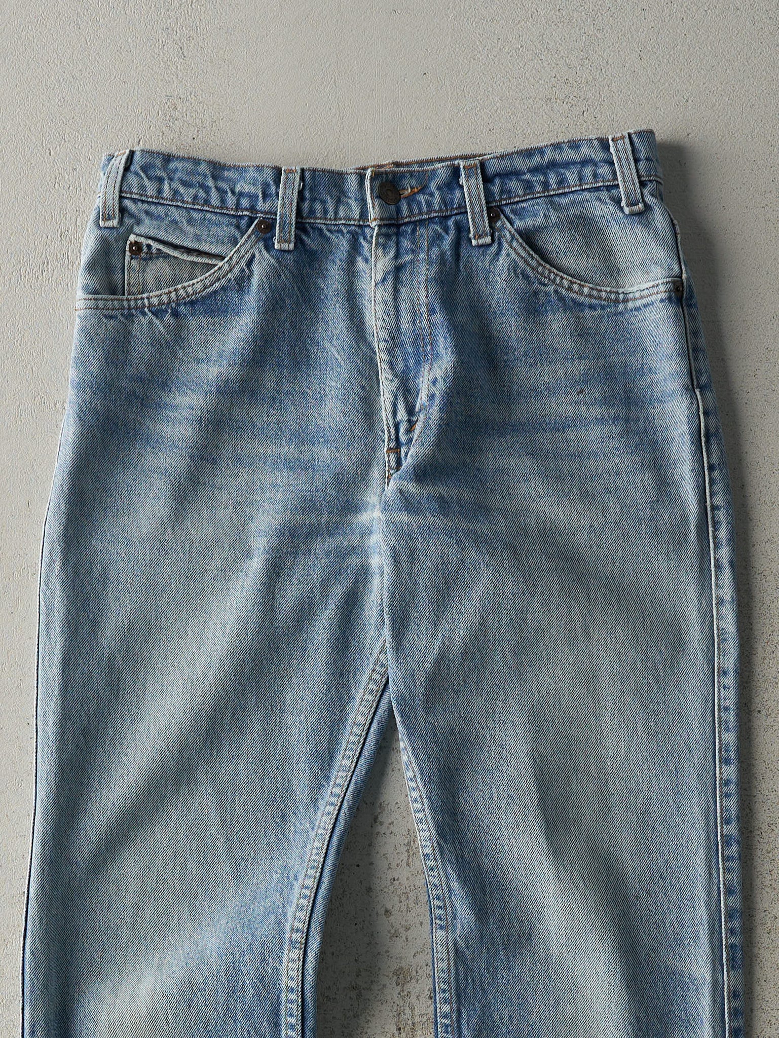 Vintage 80s Light Wash Levi's Leather Tab Jeans (30x29)