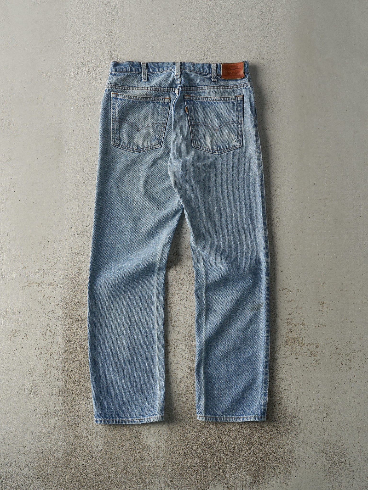 Vintage 80s Light Wash Levi's Leather Tab Jeans (30x29)